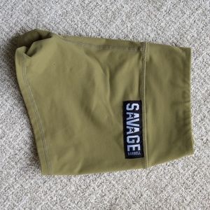 Savage Barbell, Olive Green, Size M